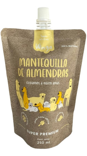 Winga Mantequilla De Almendras 250ml Pt