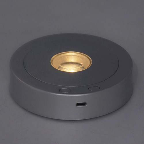 Base De Pantalla Led Usb Rgb, Luz Colorida, Cristal Giratori