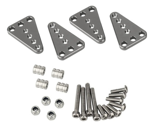 Kit De Montaje De Amortiguador De Aluminio Con Soporte
