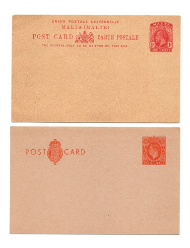 Postales Antiguas De Inglaterra Y Malta