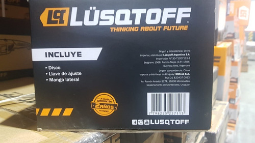 Amoladora Angular Lusqtoff Aml2200-8 180mm 2200 Watts