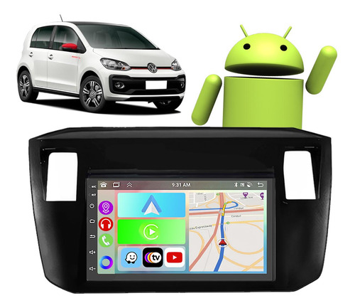 Kit Multimidia Android 7p Up 18 19 20 21 Carplay Wifi Rádio