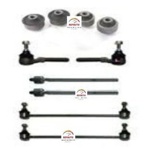 Kit Bieletas Terminales Bujes Cacahuates Peugeot 206 1.4 1.6