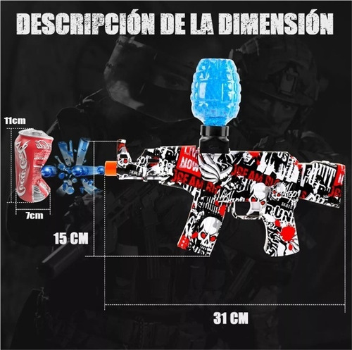 Db Pistolas De Hidrogel Ak Rifle De Hidrogel Con Gel Balas R