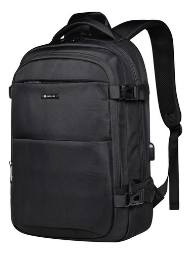 Bolso Morral Portail Hardley Puerto Usb Anti Robo 28l