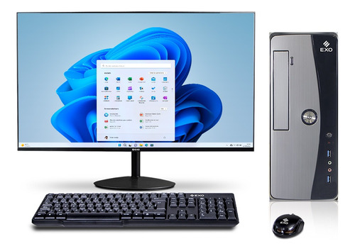 Pc Exo Ready D6-s5485 Intel I5-12va 8gb Ssd 480gb W11 + 24