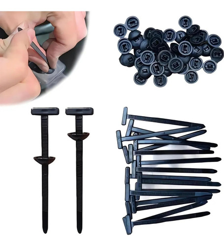 Abraçadeira De Plástico De Nylon Com Travamento Automático F