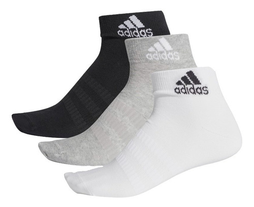 Imagen 1 de 1 de Calcetines adidas Al Tobillo 3 Pares (unisex) Dz9434