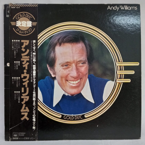 Andy Williams Gold Disc Vinilo Japónes Obi Usado Musicovinyl