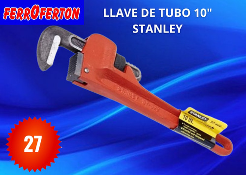 Llave Tubo 10  Stanley 87-622