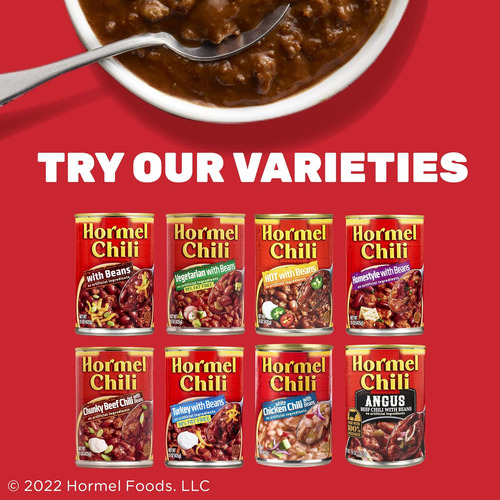 Hormel Chili Chunky Beef Chili Con Frijoles, Sin Ingrediente