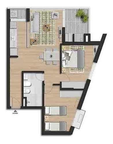 Venta De Apartamento De 2 Dormitorios Con Terraza Y Parrillero En Prado