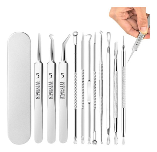 - Pinzas For Puntos Negros, Pinzas De Acero Inoxidable