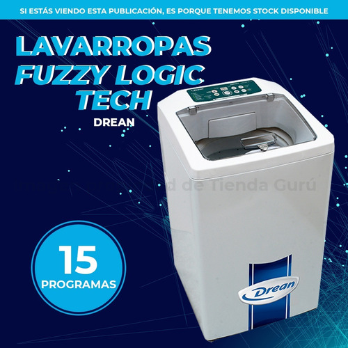 Imagen 2 de 6 de Lavarropas Automatico Drean 5 Kg 500 Rpm Concept Fuzzy Logic