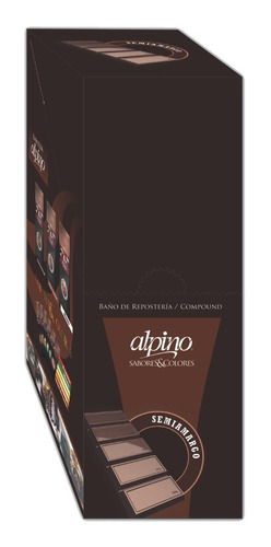 Chocolate Alpino Lodiser Tableta Por 3 Kg Baño De Reposteria