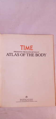 Atlas Of The Body Present The Rand Mcnally Us (Usado)