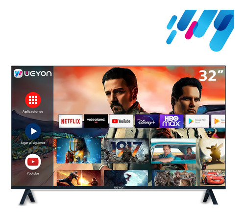 Smart TV Pantalla 32 Pulgadas Weyon Android TV LED HD 32WDSNMX 110V/240V