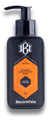 Shampoo Esfoliante Para Barba 120ml - Black White