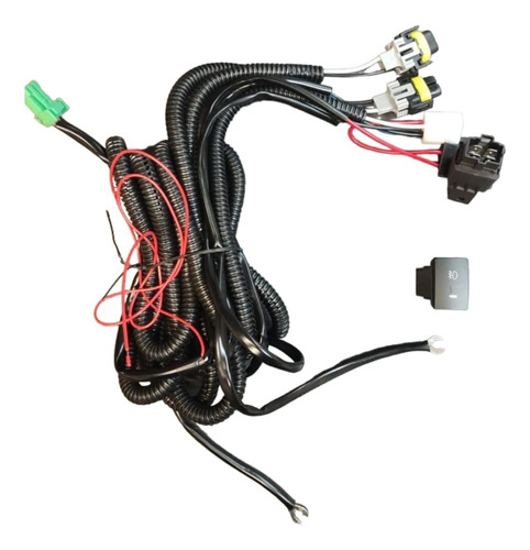 Cables Y Boton Para Faros Niebla Mitsubishi L200 2020 A 2023