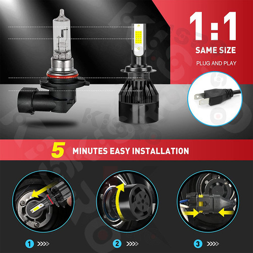 Para Renault Duster 2017 H7 H11 Kit De Focos Led 14000lm