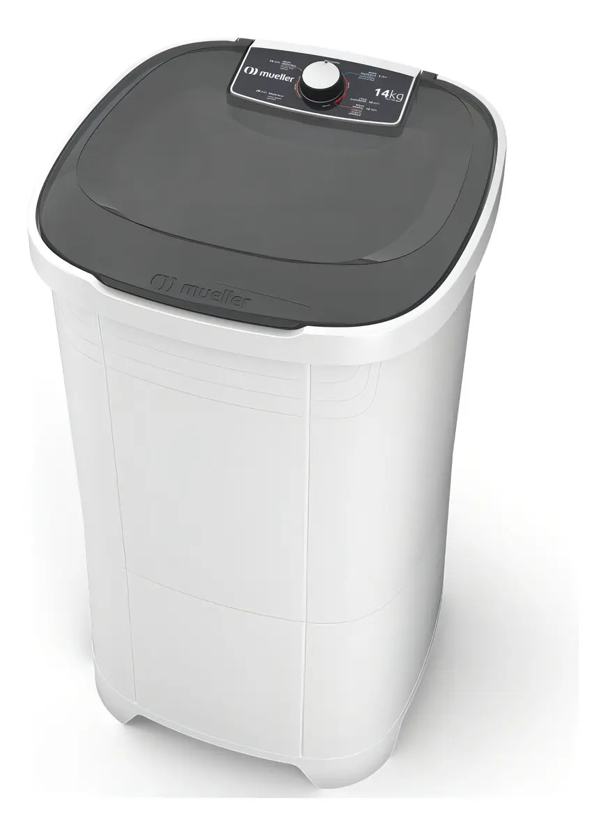 Tanquinho De Lavar Roupa Mueller 14 Kg Semiautomático Mlt14b Cor Branco