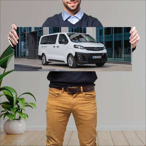 Cuadro 30x80cm Auto 2019 Opel Vivaro Lwb Auto 715