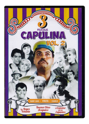 Capulina Volumen 2 Coleccion De 3 Peliculas Dvd