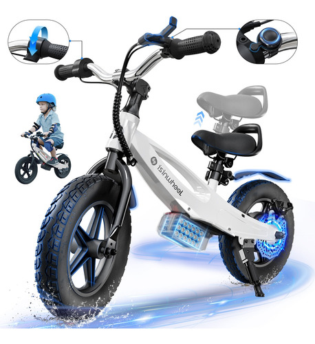 Eléctrica Bicicleta De Equilibrio 150w 10km/h Para Niños 