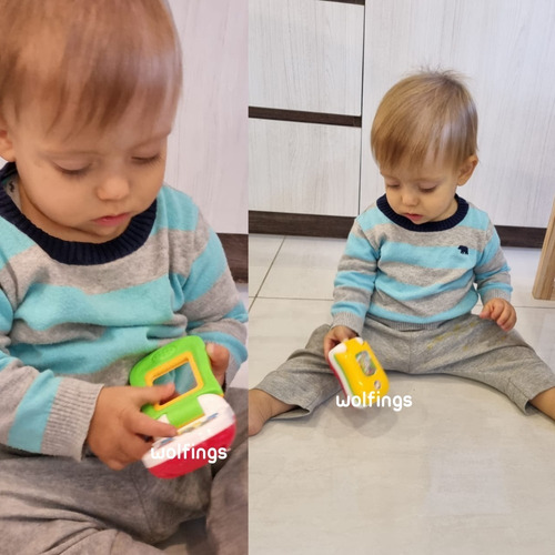 Imagen 2 de 6 de Telefono Celular De Juguete Infantil Con Sonido Niños Bebes