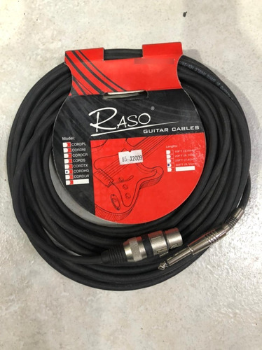 Cable Plug - Canon Xlr Santo Angelo 9mt Raso