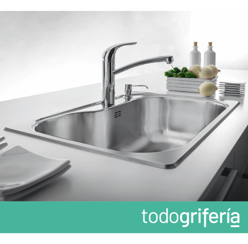 Bacha Cocina Johnson C/agujero Dosificador Derecho Si71sta