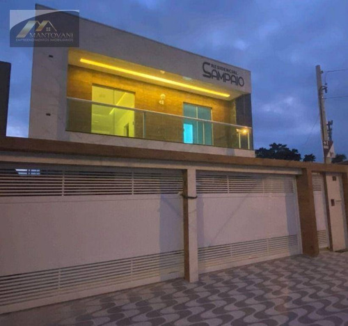 Imagem 1 de 9 de Sobrado Com 2 Dormitórios À Venda, 57 M² Por R$ 245.000,00 - Aviação - Praia Grande/sp - So0225