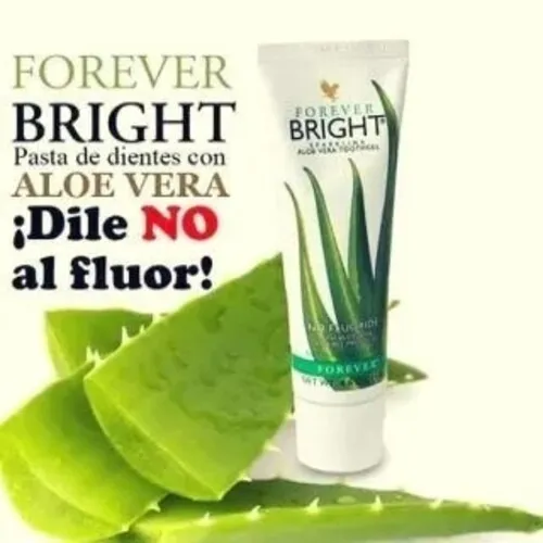 Pasta Dental Sin Flúor Aloe Vera Y Propóleo Forever Bright