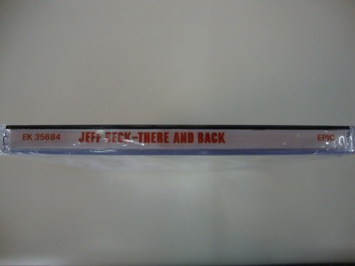Jeff Beck Cd There And Back Lacrado Importado