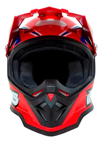 Capacete Ims Army 21 Vermelho/ Azul