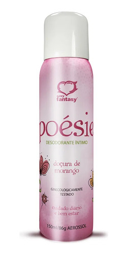 Desodorante Íntimo Poésie Doçura De Morango 150ml