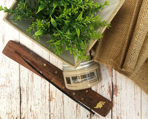 Imagen 2 de 3 de Mascarilla De Arcilla Menta-chocolate 100 Grs