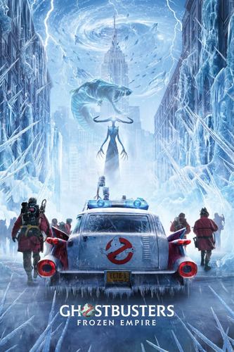 Posters Ghostbusters Frozen Empire Banner Cine 90x60 Cm