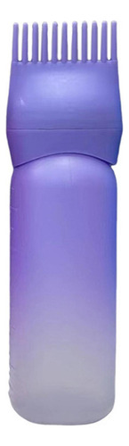 2 Botella Aplicadora Con Peine Para Raíces, Botella Violeta