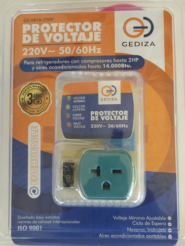 Protector De Voltaje Gediza 220v Enchufable 