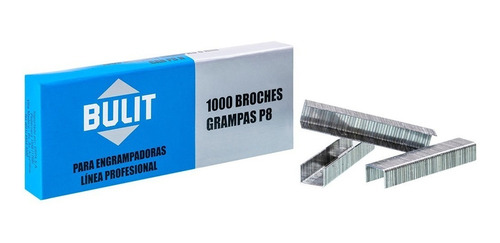 Imagen 4 de 6 de Broches - Grampas Bulit Profesional 8mm Por 1.000 Unidades