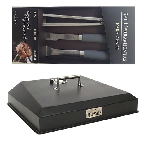 Set Herramientas Asado + Campana Humos Tienda Pepino