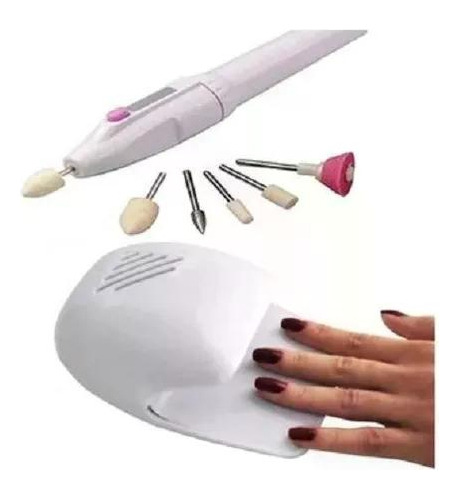 Set De Manicure 5 Piezas Mas Secador De Uñas 2 En 1 Oferta