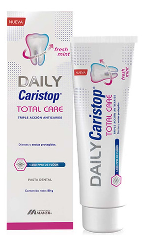 Pasta Dental Blanqueadora Daily Caristop White 80g