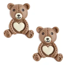 Comprar Aplique De Resina Oso Con Corazon X 10 Unis Deco Souvenirs