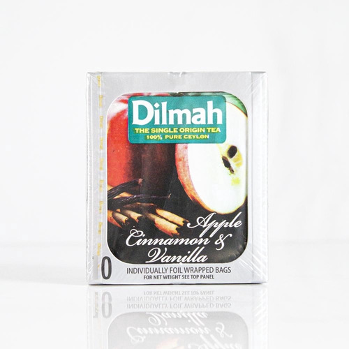 10 Bolsitas Te Negro Manzana Canela Vainilla Dilmah