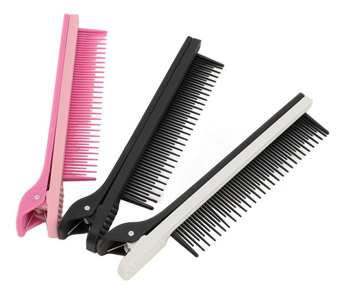Peineta Con Clip, 3 Unidades, Para Estilista, Plancha De Des