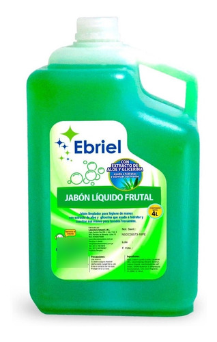 Jabon Liquido Frutal Galon 4lt - Ebriel