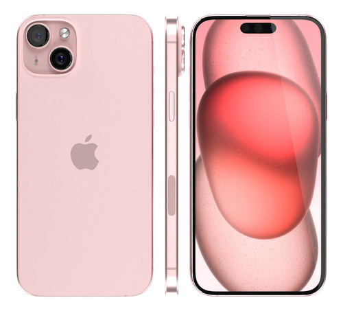 Apple Iphone 15 256gb Rosa Reacondicionado Estética De 9 Batería De 80-90% Celular Grado A Esim Rosa (Reacondicionado)