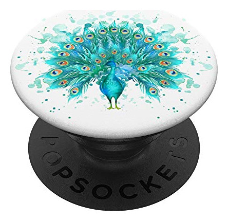 Peacock Popsockets Popgrip: Grip Para Teléfonos Y Vlhju